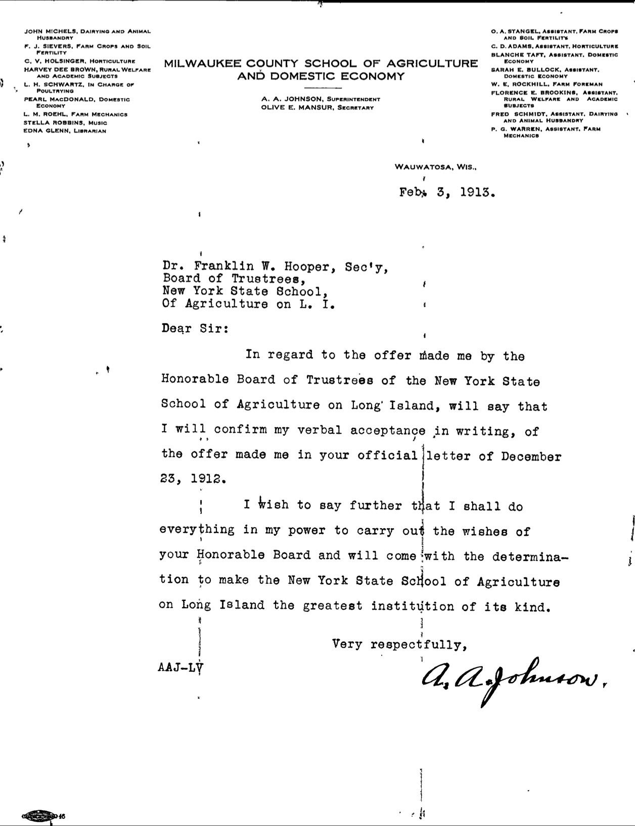 hooper letter