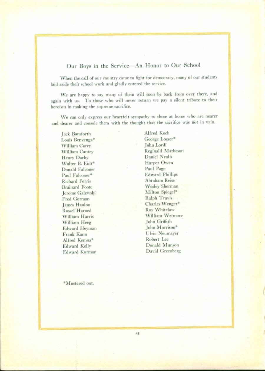 Students in Service